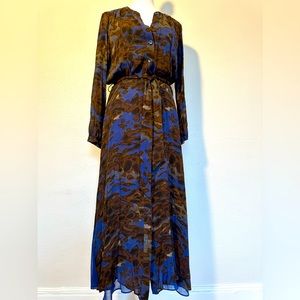 Midi shirt dress- Massimo Dutti